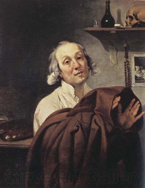 Johann Zoffany Self-Portrait as a Monk